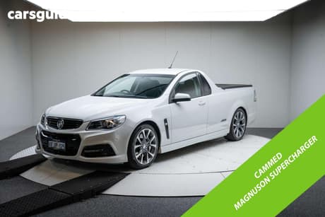 White 2013 Holden UTE Utility Ss