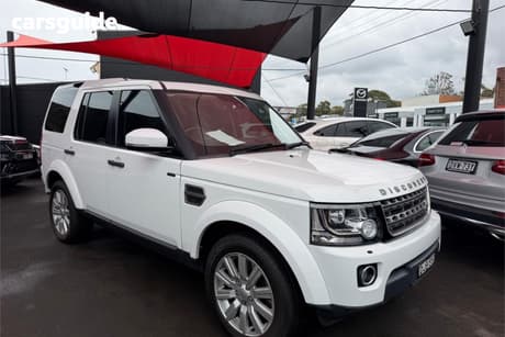 White 2016 Land Rover Discovery 4 Wagon 3.0 Tdv6