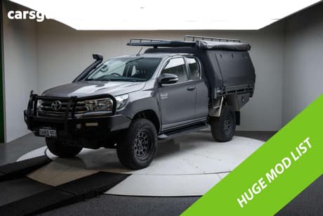 Grey 2016 Toyota Hilux X Cab Utility Sr (4X4)