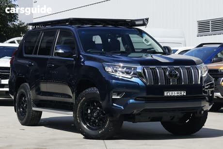 Blue 2022 Toyota Landcruiser Prado Wagon Kakadu
