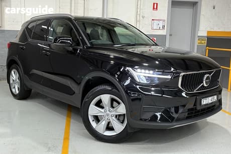 Black 2025 Volvo XC40 Wagon Plus B4