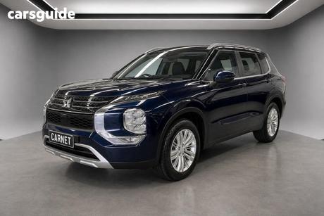 Blue 2023 Mitsubishi Outlander Wagon Ls 7 Seat (2Wd)