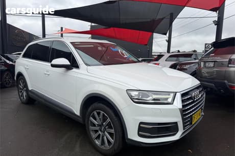 White 2016 Audi Q7 Wagon 3.0 Tdi Quattro
