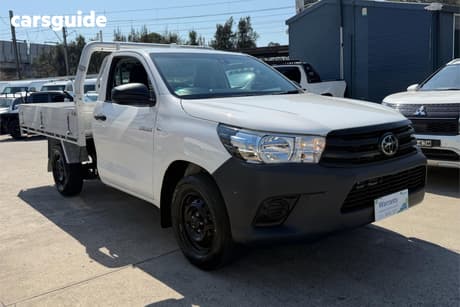 White 2022 Toyota Hilux Cab Chassis Workmate (4X2)