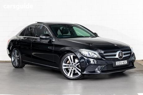 Black 2018 Mercedes-Benz C200 Sedan Edition C