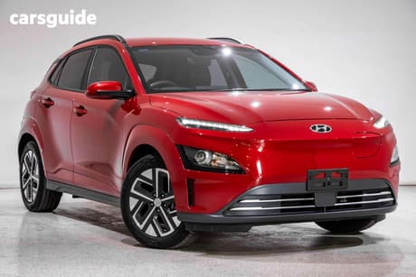 Red 2022 Hyundai Kona Wagon Elite Electric Std Range