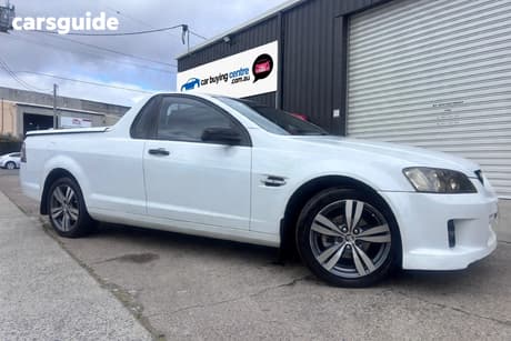 White 2007 Holden Commodore Utility Omega