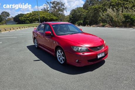 Red 2009 Subaru Impreza Sedan Rs (Awd)