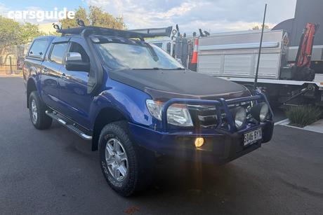 Blue 2012 Ford Ranger Dual Cab Utility Xlt 3.2 (4X4)