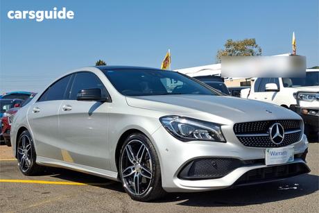 Silver 2017 Mercedes-Benz CLA200 Coupe 200