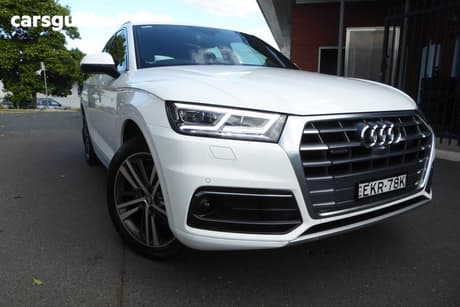 White 2020 Audi Q5 Wagon 40 Tdi Quattro Mhev