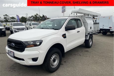 White 2021 Ford Ranger Super Cab Chassis Xl 2.2 Hi-Rider (4X2)