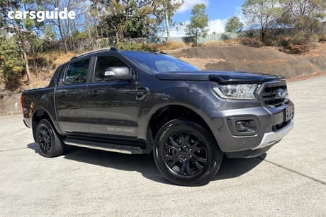 Grey 2021 Ford Ranger Double Cab Pick Up Wildtrak 2.0 (4X4)