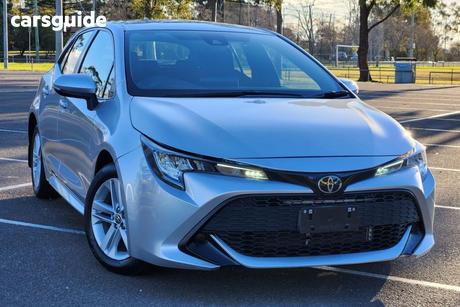 Silver 2022 Toyota Corolla Hatchback Ascent Sport