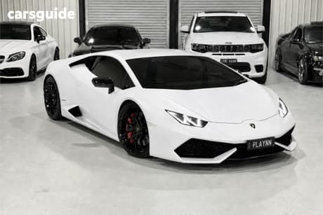 White 2015 Lamborghini Huracan Coupe Lp 610-4