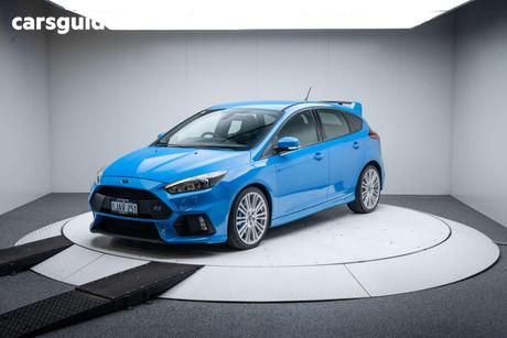 Blue 2017 Ford Focus Hatchback Rs