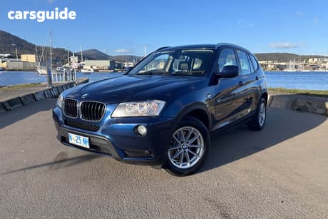 Blue 2013 BMW X3 Wagon Xdrive 20D