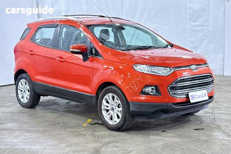 Red 2015 Ford Ecosport Wagon Titanium 1.5