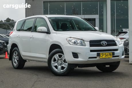 White 2012 Toyota RAV4 Wagon Cv (2Wd)