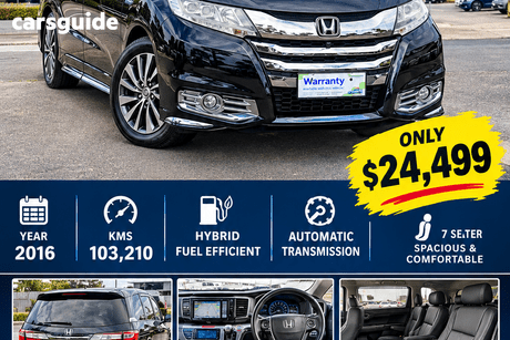 Black 2016 Honda Odyssey Wagon (Hybrid)