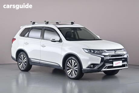 White 2019 Mitsubishi Outlander Wagon Exceed 7 Seat (Awd)