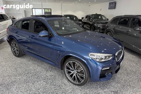 Blue 2018 BMW X4 Coupe Xdrive 30I M Sport