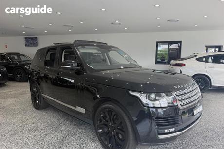 Black 2015 Land Rover Range Rover Wagon Vogue Tdv6