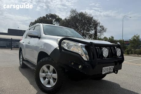 Silver 2015 Toyota Landcruiser Prado Wagon Gxl (4X4)