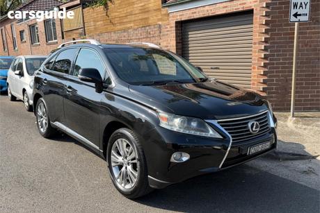 Black 2013 Lexus RX450H Wagon Luxury