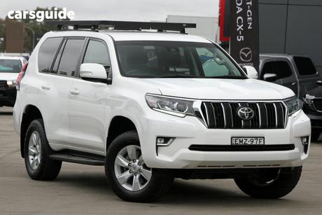 White 2019 Toyota Landcruiser Prado Wagon Gxl (4X4)