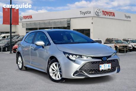 Silver 2024 Toyota Corolla Hatchback Ascent Sport Hybrid