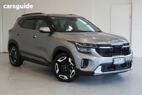Grey 2025 Kia Seltos Wagon Gt-Line (Awd) (Two-Tone)