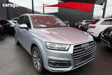 Silver 2017 Audi Q7 Wagon 3.0 Tdi Quattro