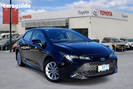 Black 2023 Toyota Corolla Hatchback Ascent Sport