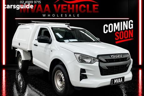 White 2020 Isuzu D-MAX Cab Chassis Sx (4X4)