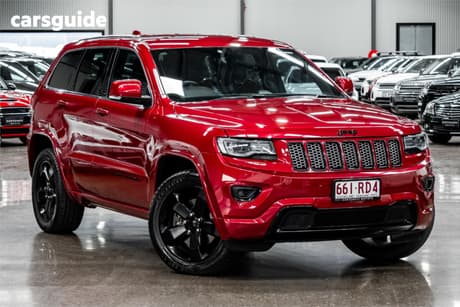 Red 2014 Jeep Grand Cherokee Wagon Blackhawk