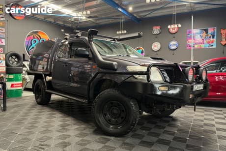 Grey 2012 Toyota Hilux Cab Chassis Sr (4X4)