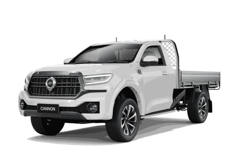 White 2026 GWM Cannon Cab Chassis Premium (4X2)