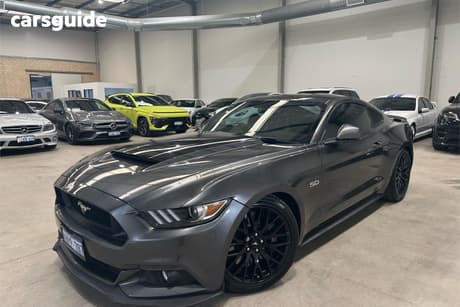 Grey 2016 Ford Mustang Coupe Fastback Gt 5.0 V8