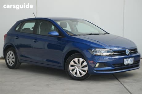 Blue 2019 Volkswagen Polo Hatchback 70 Tsi Trendline