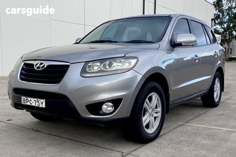 Grey 2010 Hyundai Santa FE Wagon Slx Crdi (4X4)