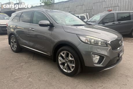 Grey 2016 Kia Sorento Wagon Platinum (4X4)