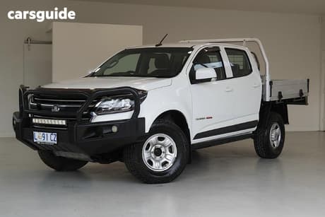 White 2019 Holden Colorado Crew Cab Chassis Ls (4X4) (5Yr)