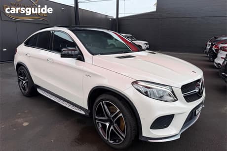 White 2019 Mercedes-Benz GLE43 Coupe 4Matic