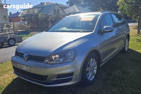 Silver 2014 Volkswagen Golf Wagon 90 Tsi