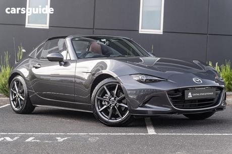 Grey 2017 Mazda MX-5 Convertible Roadster