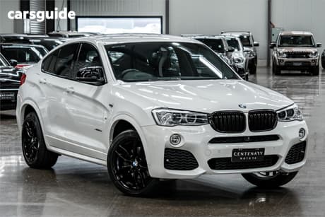 White 2016 BMW X4 Coupe Xdrive 20D