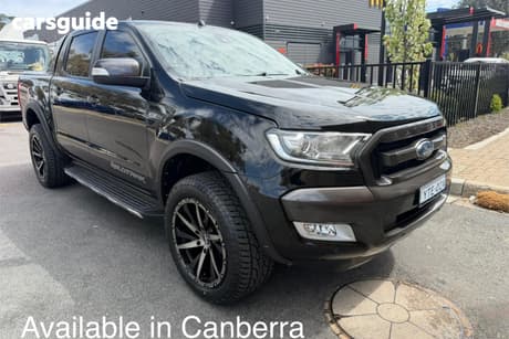 Black 2017 Ford Ranger Dual Cab Pick-up Wildtrak 3.2 (4X4)