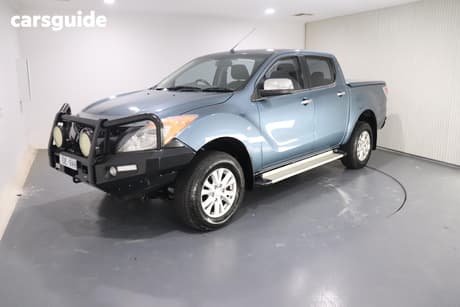 Blue 2015 Mazda BT-50 Dual Cab Utility Xtr (4X2)
