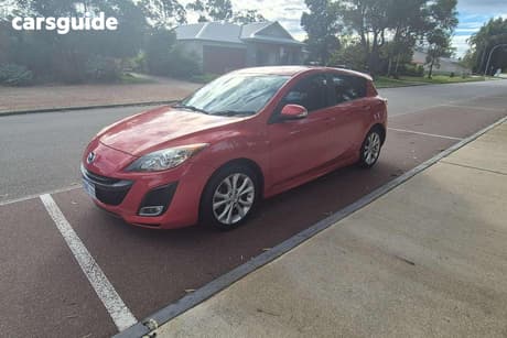 Red 2010 Mazda 3 Hatchback Sp25